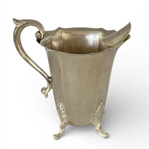 Hartford Sterling Co Victorian silver-plated footed water or beverage pitcher